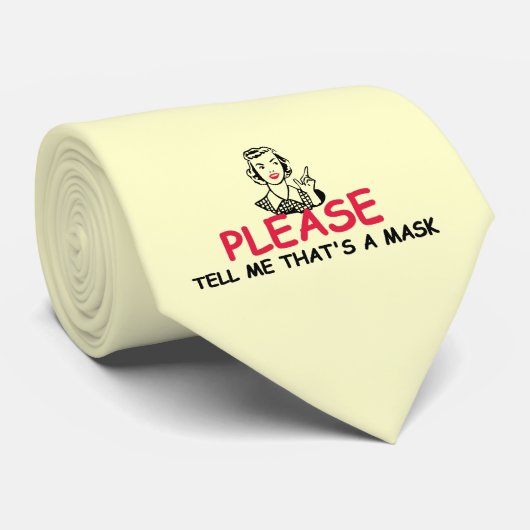 Lustige Beleidigung Krawatte (Gerollt)