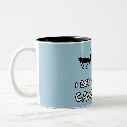 Lustige Beleidigung Zweifarbige Tasse (Links)