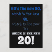 lustige Benjamin-Taste Umkehr-Alterung Geburtstag Postkarte (Vorderseite)