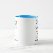 Lustige benutzerdefinierte beste Osteopathin Tasse (Zentrum)