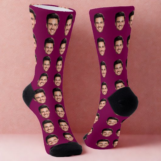 Lustige benutzerdefinierte Gesichtssocken Socken