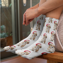 Lustige benutzerdefinierte Haustier-Foto-Socken Socken