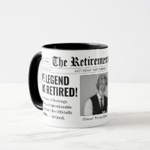 Lustige benutzerdefinierte Rentenzeitungs-Foto