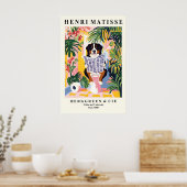 Lustige Berner Sennenhund Kunst - Matisse Stil Poster (Küche)