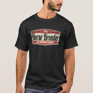 Lustige Berufs-Quote Vintage-Pferdezüchter T-Shirt