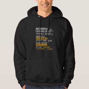 Lustige Berufsbezeichnung Maschinenbauingenieur Hoodie