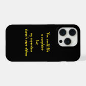 Lustige Beschwerdeabteilung Apathie iPhone Hülle (Rückseite (Horizontal))