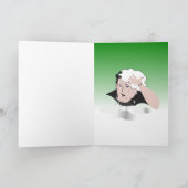 lustige Bestattungstests für Fahrer Karte (Innenseite)