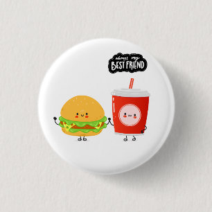Lustige beste Freunde Button