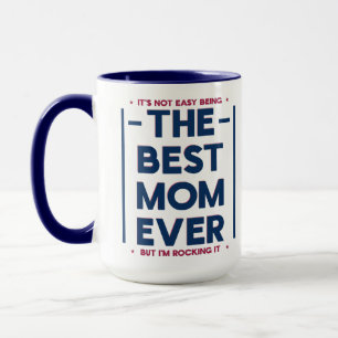 Lustige Beste-Mutter-aller-Zeiten-Modernes-Zitat i Tasse