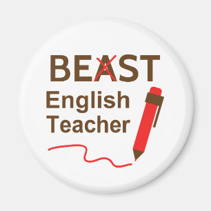 Lustige Bestie oder bester Englischlehrer Magnet