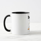 Lustige betrunkene Biene Tasse (Links)