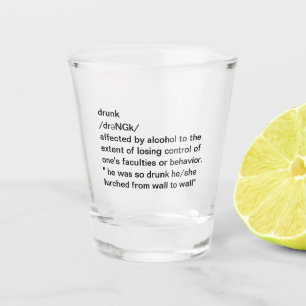 Lustige Betrunkene Definition Party  Schnapsglas