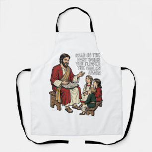 Lustige Bibelgeschichte Vintage-Religionslehrer-Sh Schürze