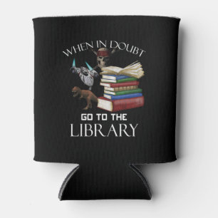 Lustige Bibliotheksbuch-Lesebuch-Nerd-Bibliothekar Dosenkühler