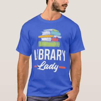 Lustige Bibliotheksdame Bibliothekarin Bibliotheks T-Shirt