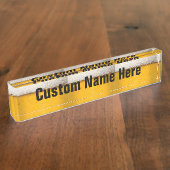 Lustige Bier-Blasen Namensplakette (Seite)