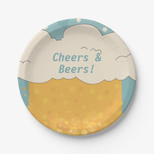 Lustige Bier-Geburtstagspapierplatten – Brew Bash Pappteller
