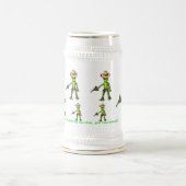 Lustige Bier-Tasse des alien Bierglas (Mittel)