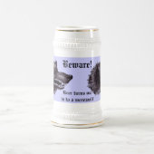 Lustige Bier-Tasse des Werewolf Bierglas (Mittel)