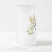 Lustige Bier-Tassen: Enten-Jagd Mattglas Bierglas (Mittel)