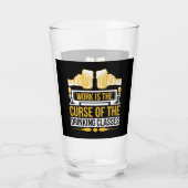 lustige Bierart Glas (Rückseite)