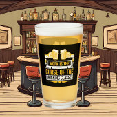 lustige Bierart Glas