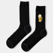 Lustige Biersocken für Männer Socken (Linkes Detail)