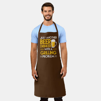 lustige Biertrinker Grillkunst Schürze