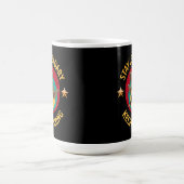 Lustige Bigfoot Laufmotivation Kaffeetasse (Mittel)
