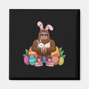 Lustige Bigfoot-Osterhasen-Mischung – Sasquatch mi Magnet