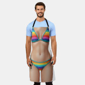 Lustige Bikini-Grill-Schürze – BBQ-Geschenk Schürze (Getragen)