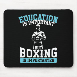 Lustige Bildung ist wichtig, aber Boxen Mousepad