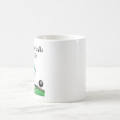 Lustige Billard Pool Hall Rebell Kaffeetasse (Mittel)