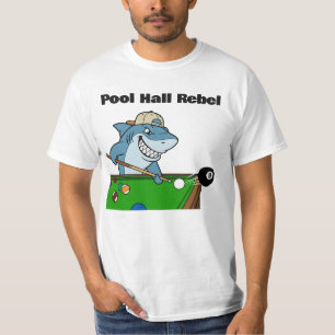 Lustige Billard Pool Hall Rebell T-Shirt