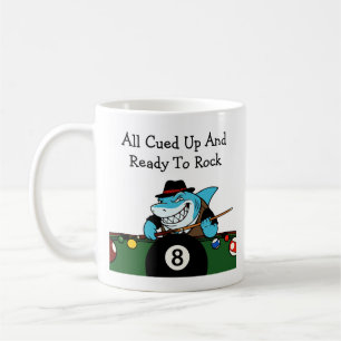 Lustige Billard-Poolhall-Rebell Kaffeetasse