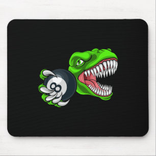 Lustige Billard T-Rex Kunst Billard Pool spielend  Mousepad