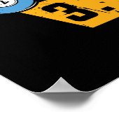 lustige Billiards liebt Wortkunst Poster (Ecke)