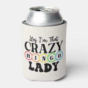 Lustige Bingo-Ansagewort-Kunst  Dosenkühler