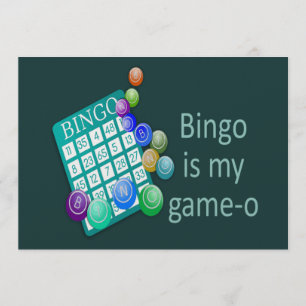 Lustige Bingo-Geburtstagsfeier oder Gruppenveranst Einladung
