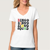 Lustige Bingo-Mannschaft Wortkunst