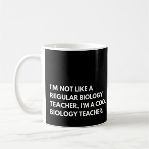 Lustige Biologie-Lehrer-Spruch Kaffeetasse
