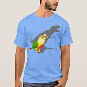 Lustige Birb Memes Tre Schatten Grünwangensittich T-Shirt