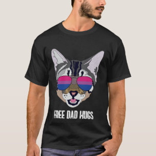 Lustige bisexuelle kostenlose Dad-Hugs Bi-Pride-Ka T-Shirt