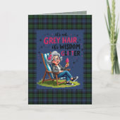 Lustige Black Watch Ancient Scottish Tartan Karte (Vorderseite)