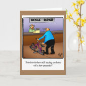 Lustige Blankokarte "Spaß & Lachen" Karte (Gelbe Blume)