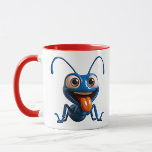 Lustige Blaue Ameise Tasse