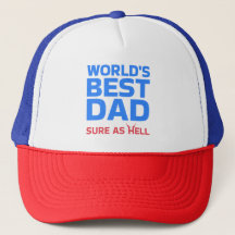 Lustige blaue Welt bester Papa Vatertag Geschenk