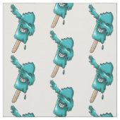 lustige, blauer Popsiv Stoff (Muster)