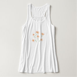 lustige Blume in diesem Sommer Tank Top